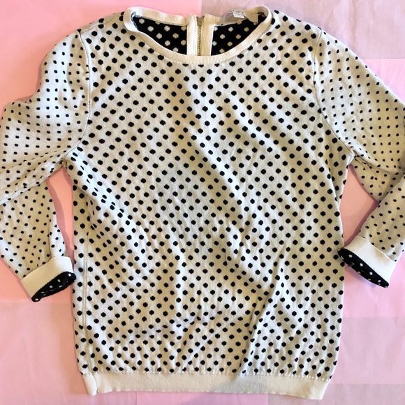 LOFT Women’s Polka Dot Sweater - Picture 5 of 6